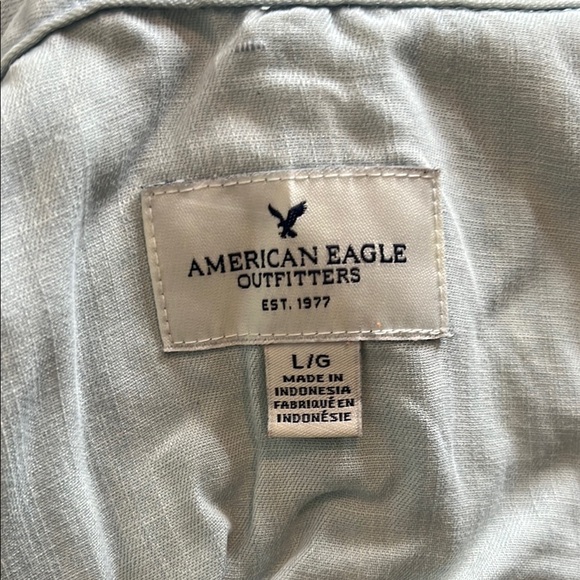 American Eagle Outfitters Light Blue Sleeveless Shirt - Picture 11 of 13